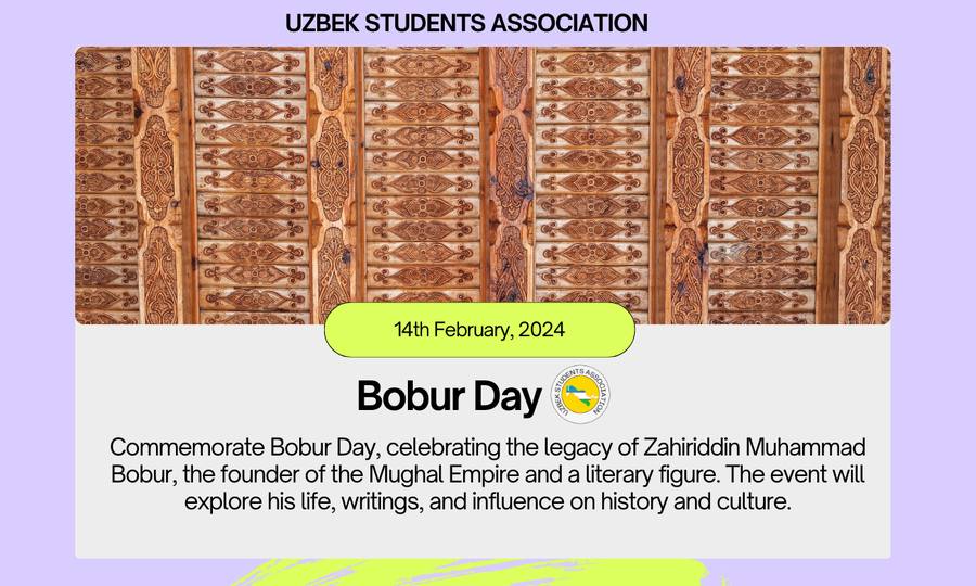 Bobur Day flyer