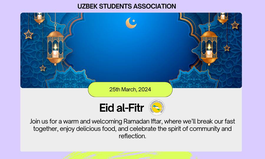 Eid al-Fitr flyer