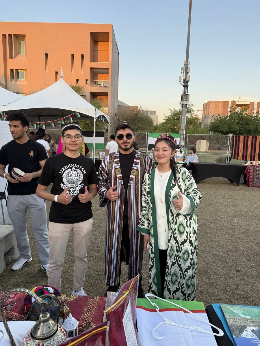 UZSA members in national dress at the 1001 Nights festival